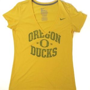 Nike Slim Fit Oregon Ducks V Neck Top